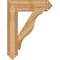 Ekena Millwork Funston Arts & Crafts Rough Sawn Bracket, Western Red Cedar, 6"W x 26"D x 34"H BKT06X26X34FST03RWR - alternate 4